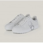 SALVATORE FERRAGAMO - Sneaker Gancini Bianco